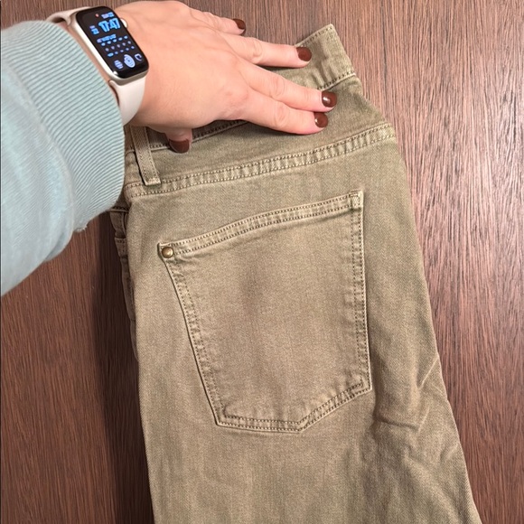 THE GREAT olive green jean - Picture 3 of 5